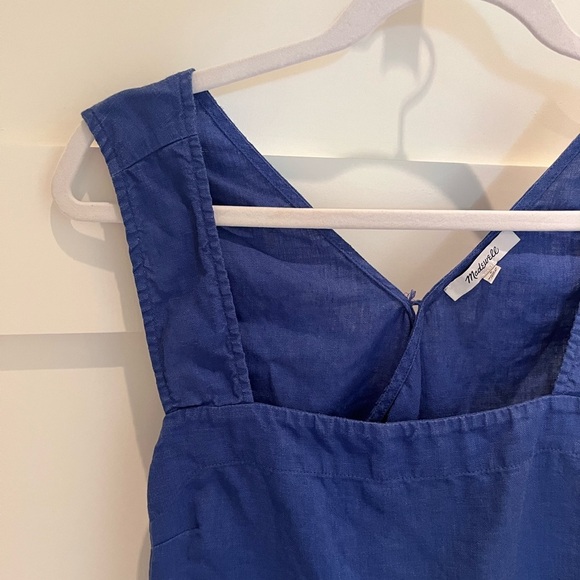 Madewell 100% Linen Cross-Back Sleeveless Top - Picture 5 of 5